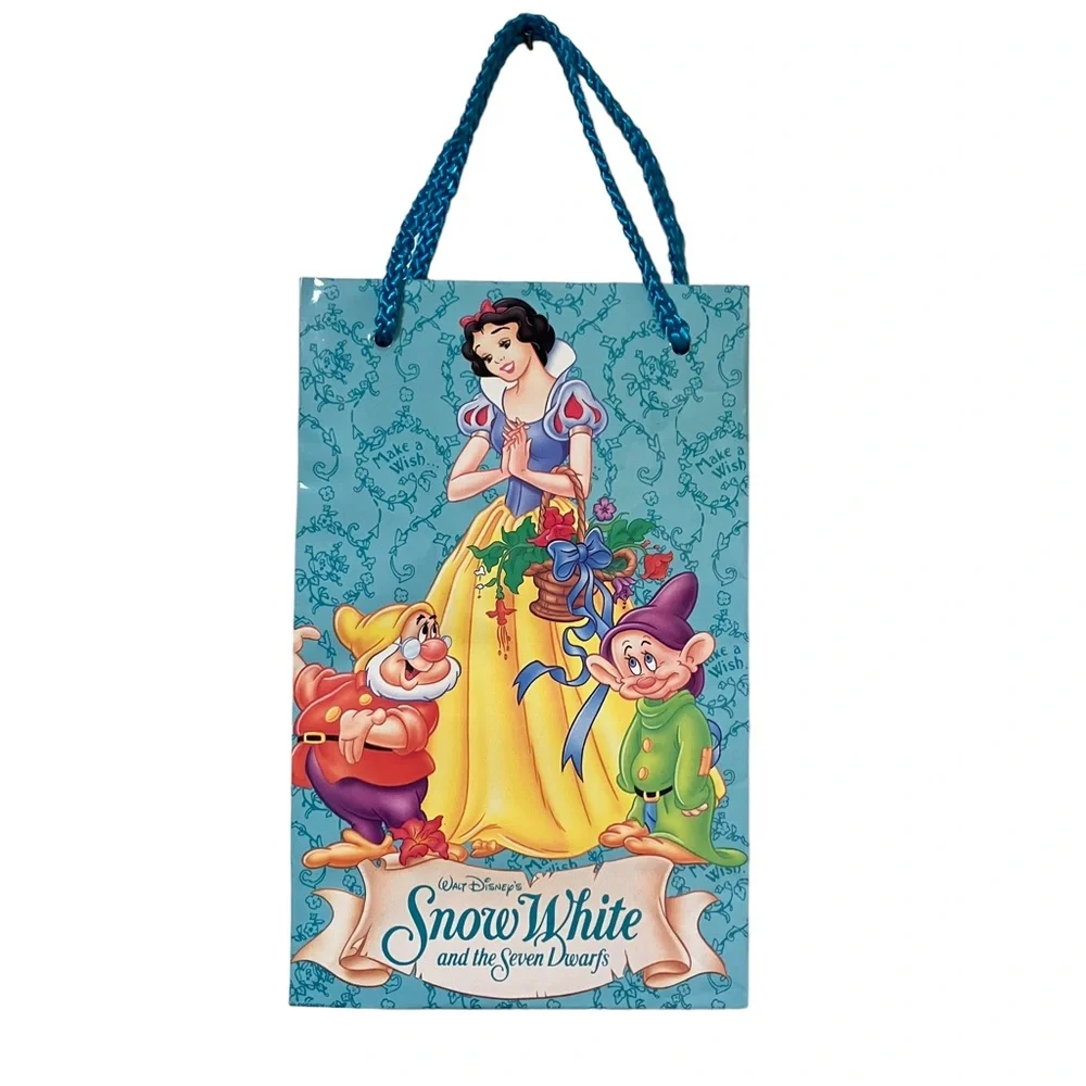 Vintage Disney Snow White & The Seven Dwarfs Gibson Greetings Gift Bag